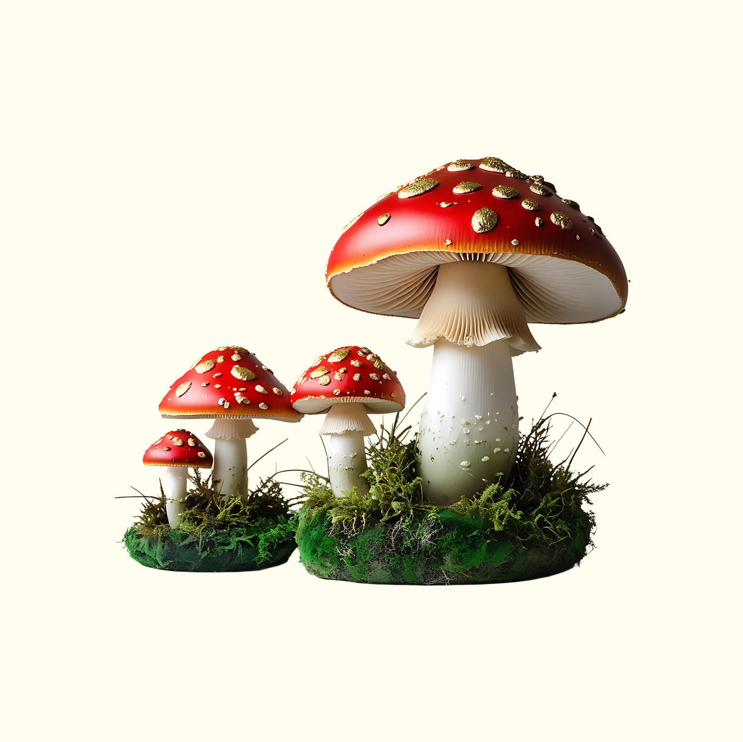 Mushroom Figurines